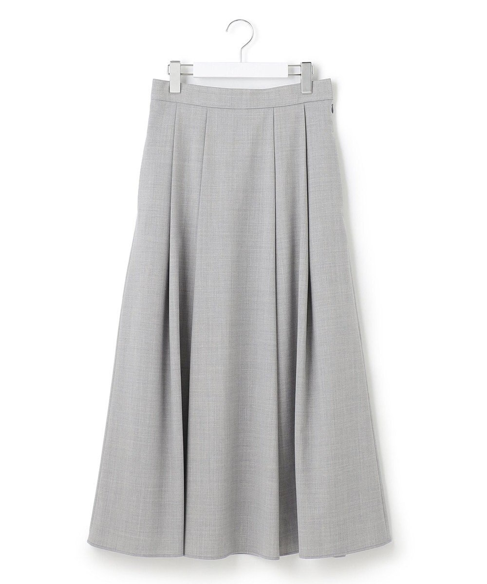 23区 【洗える】ウールブレンドストレッチ フレアスカート 