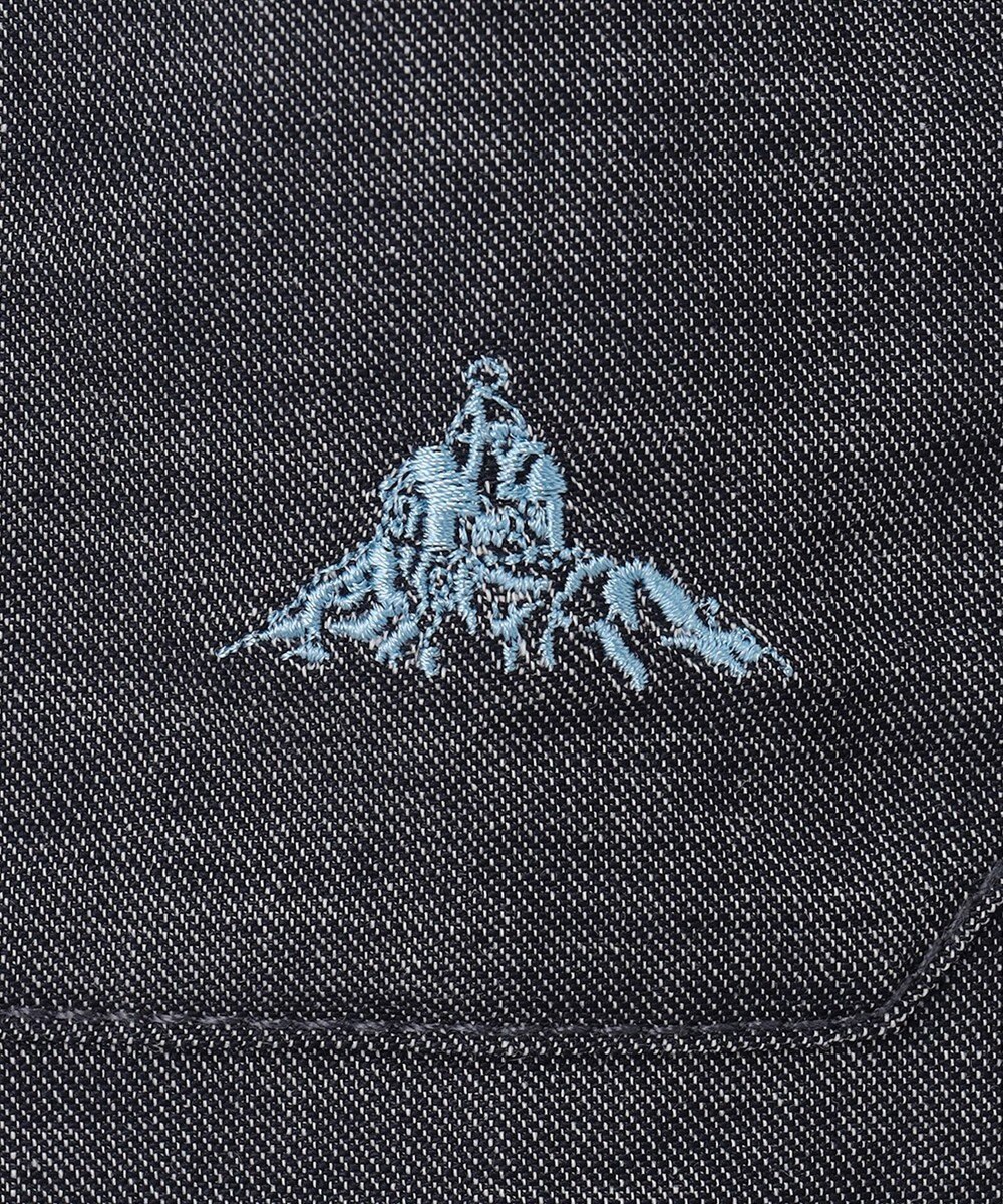 SHARE PARK LADIES 【UVカット・撥水・ストレッチ】イージーデニムノーカラーシャツ 