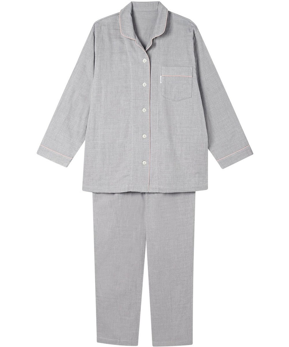 ワコール／睡眠科学 パジャマ 長袖 長ズボン 綿100%(本体) 三重ガーゼ レディース YDX567 睡眠科学／ワコール 