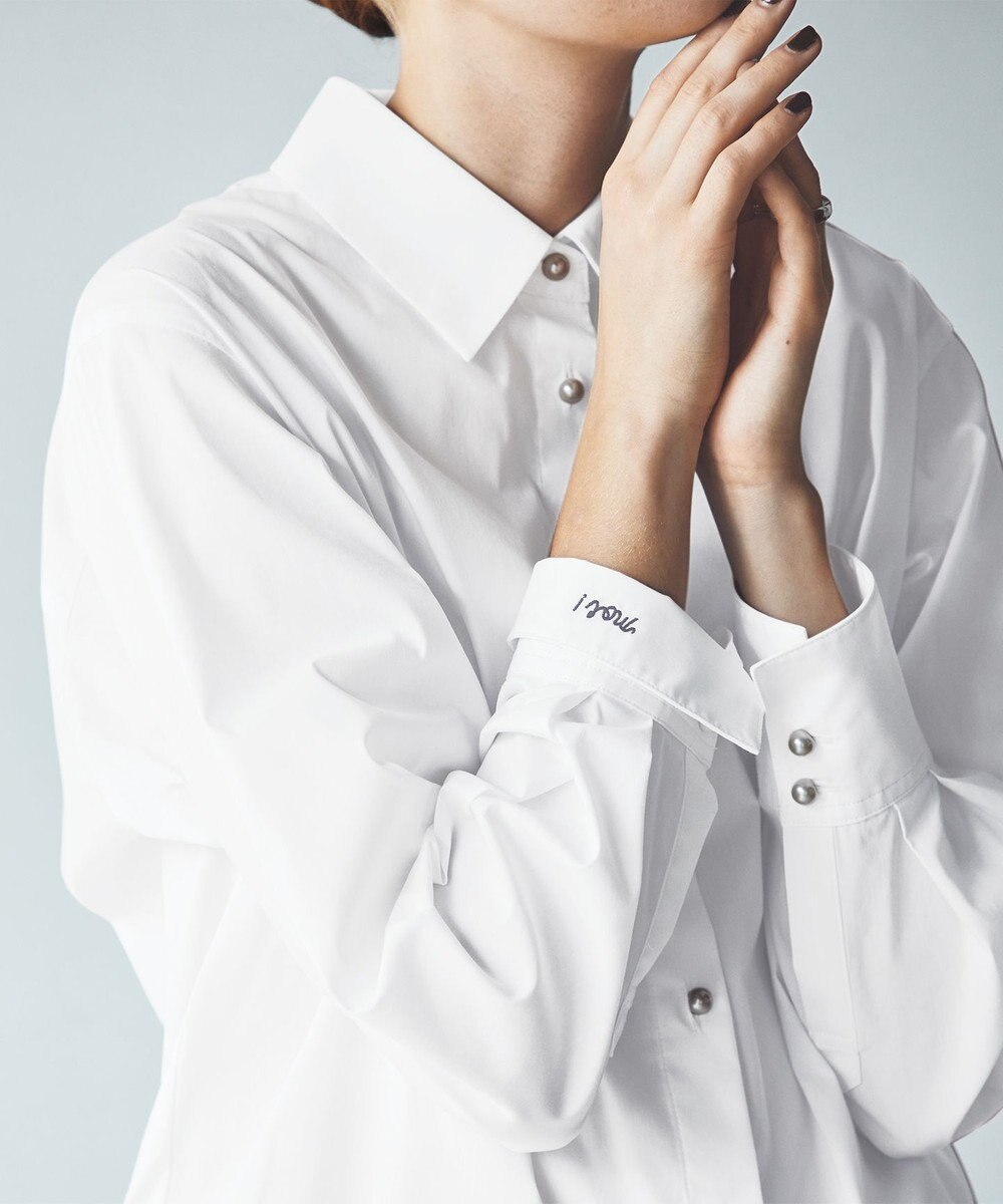 組曲 L 【ボウタイ付き】メッセージシャーティング シャツ 