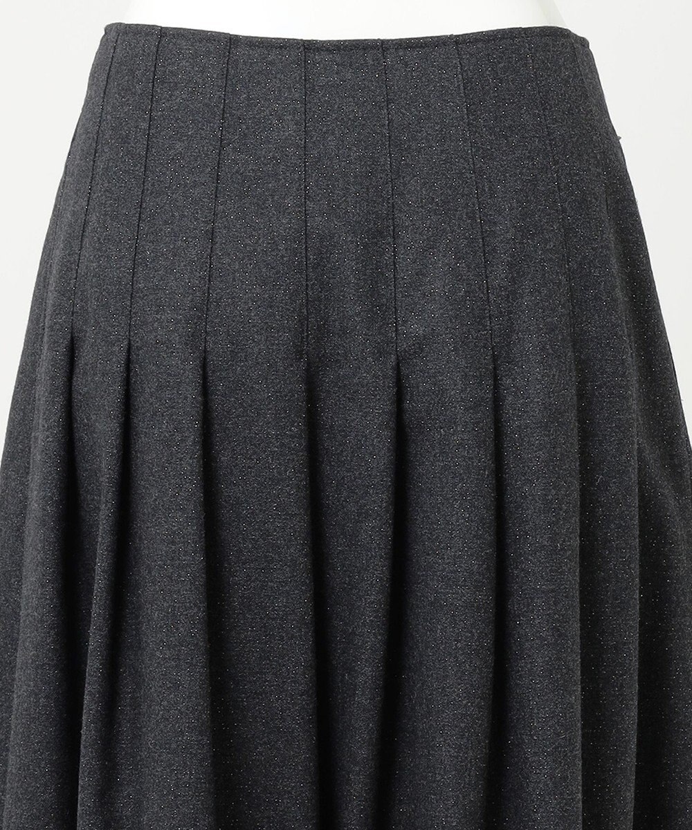 23区 【R(アール)】ウールラメ タックラップスカート 