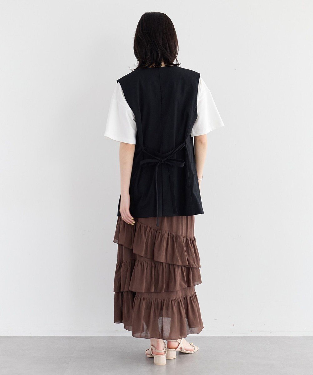 YECCA VECCA ドライタッチウエストベルトジレ 