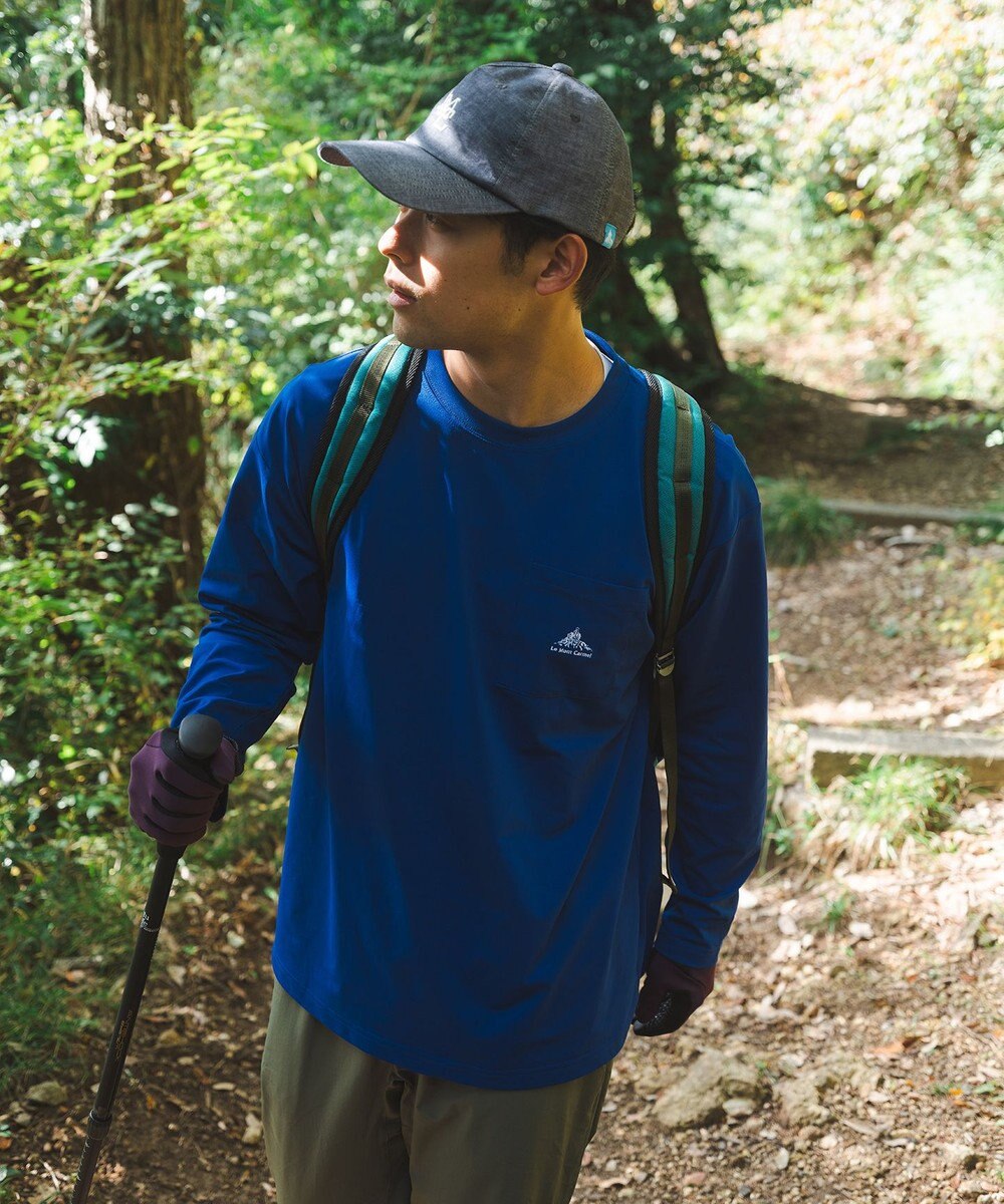 SHARE PARK MENS 【UVカット・吸水速乾・ストレッチ・軽量 】刺繍ポケットＴシャツ（L・XLサイズ） 