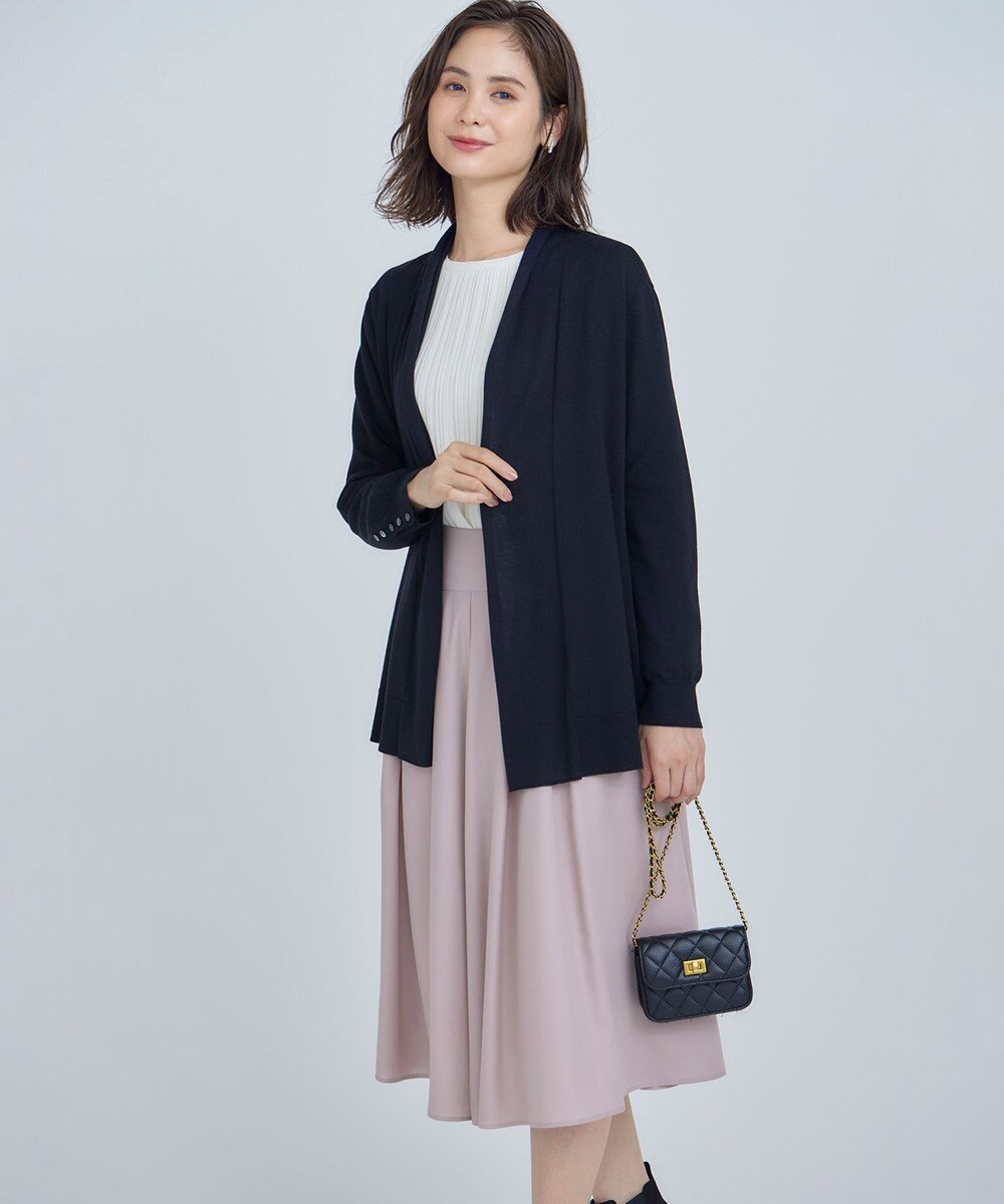 組曲 S 【WEB限定】ジョーゼットシフォンプリーツ ブラウス 