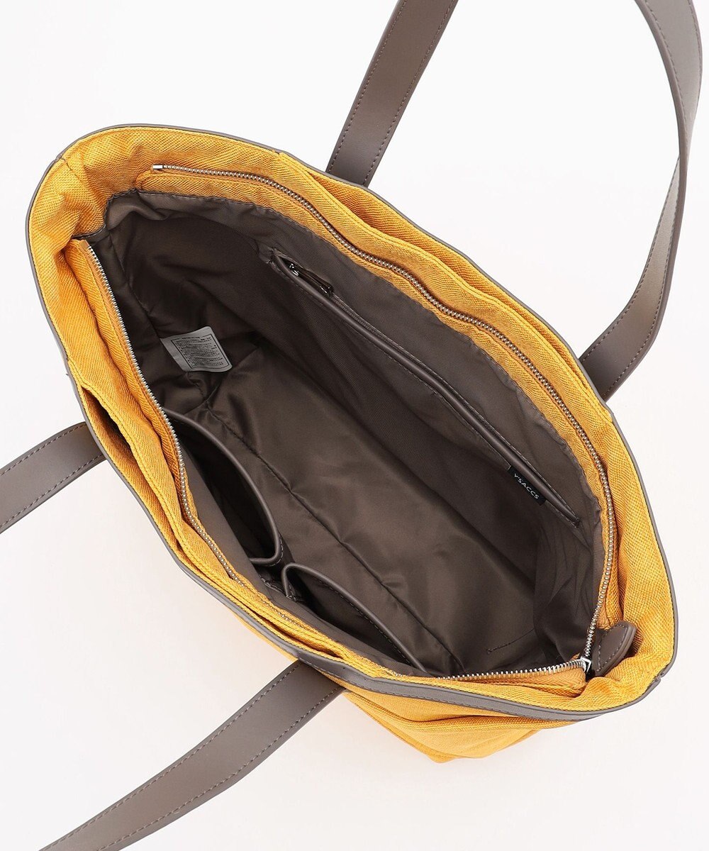 Y'SACCS リネンライク　イニシャルトート　Mサイズ 