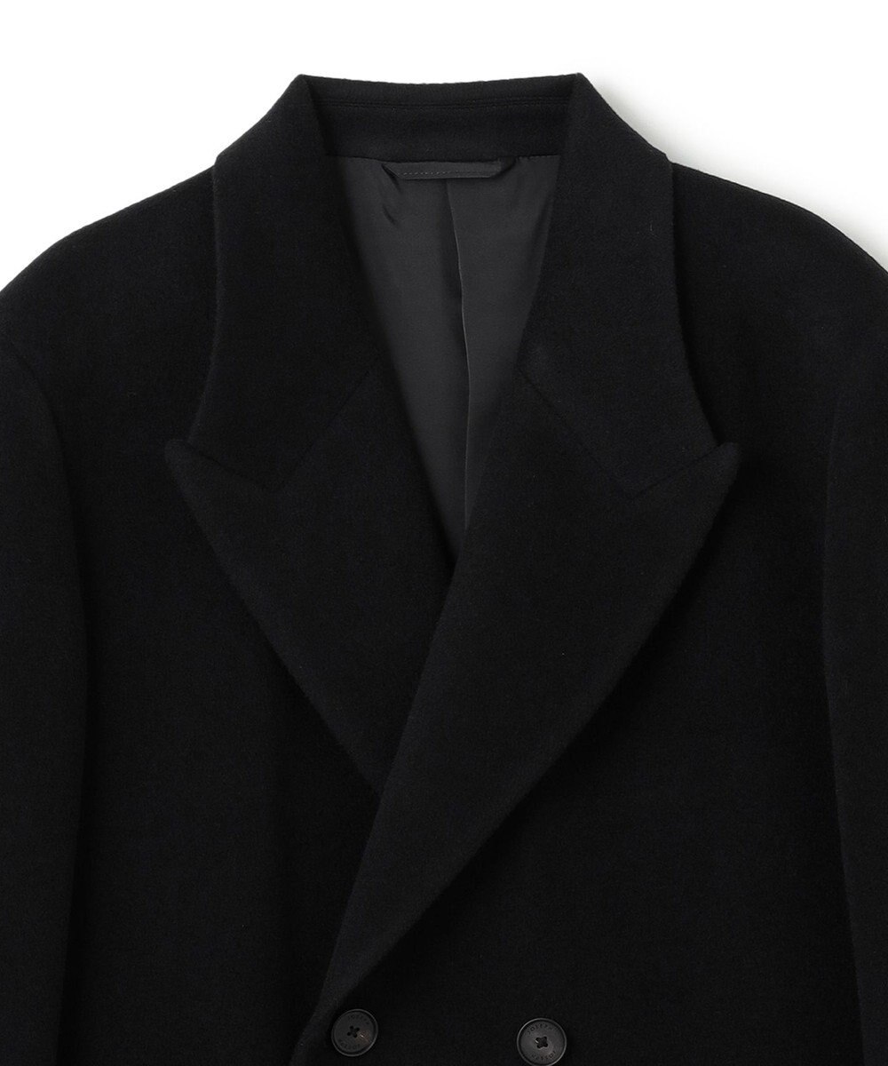 JOSEPH HOMME 【WEB限定】グロッシーウール　ダブルブレストチェスターコート 