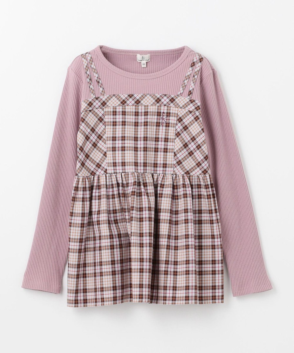 組曲 KIDS 【110-140㎝】ビスチェック トップス 