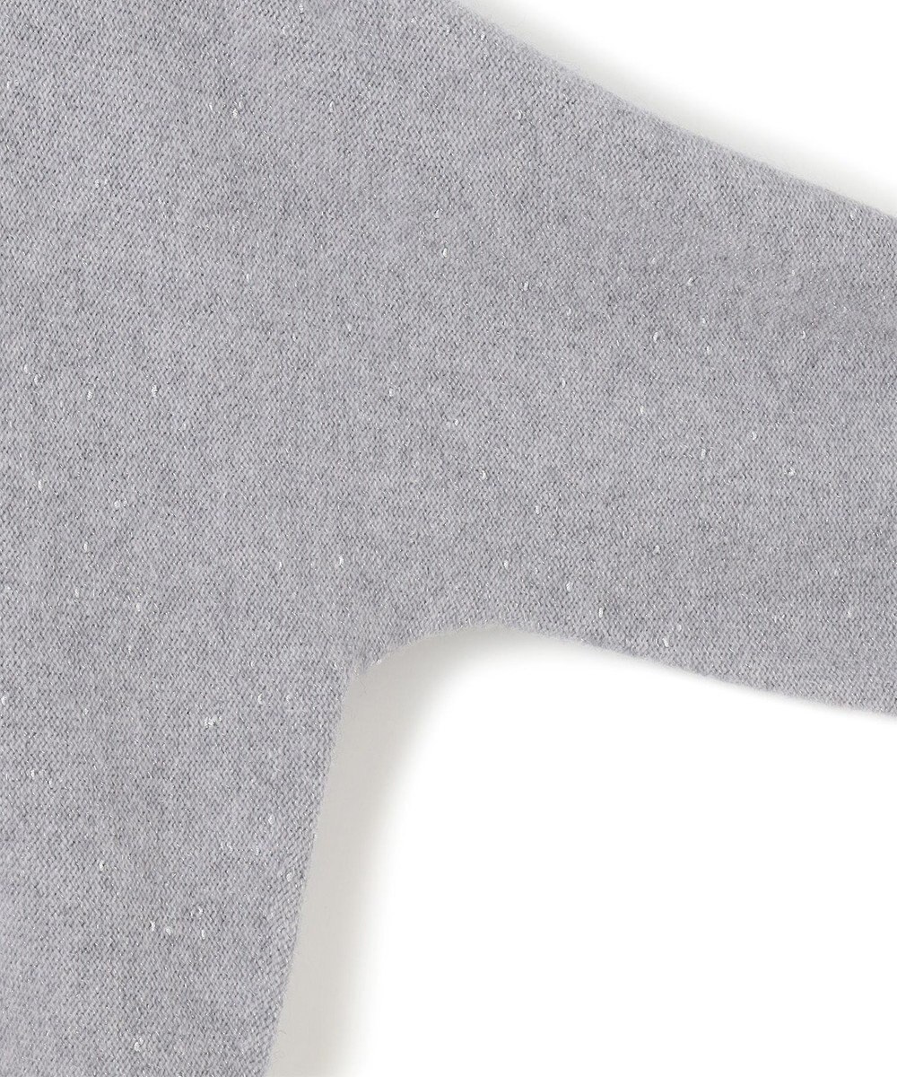 ICB 【洗える】ソフトカシミヤミックス ラメノットヤーンニット 