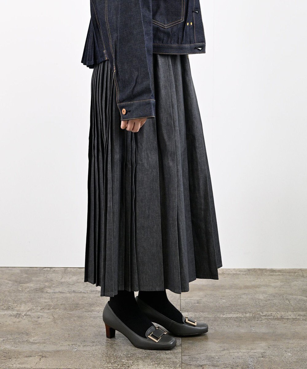 Pointer 日本製 本革バックルパンプス 