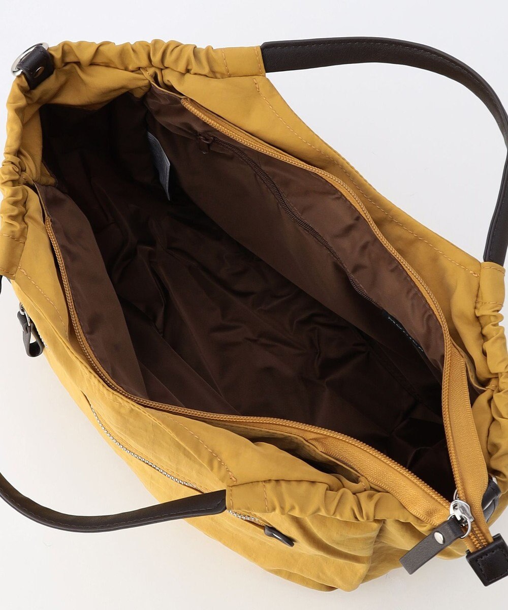 LA BAGAGERIE 【MONICA】サイドギャザー2WAYトートバッグ Mサイズ 