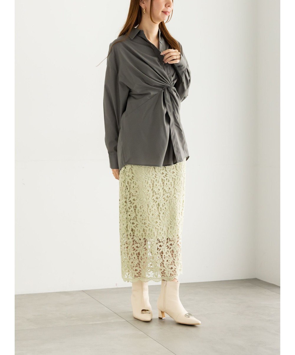 Te chichi ケミカルレースナロースカート《2025Autumn catalog vol.2 item》 