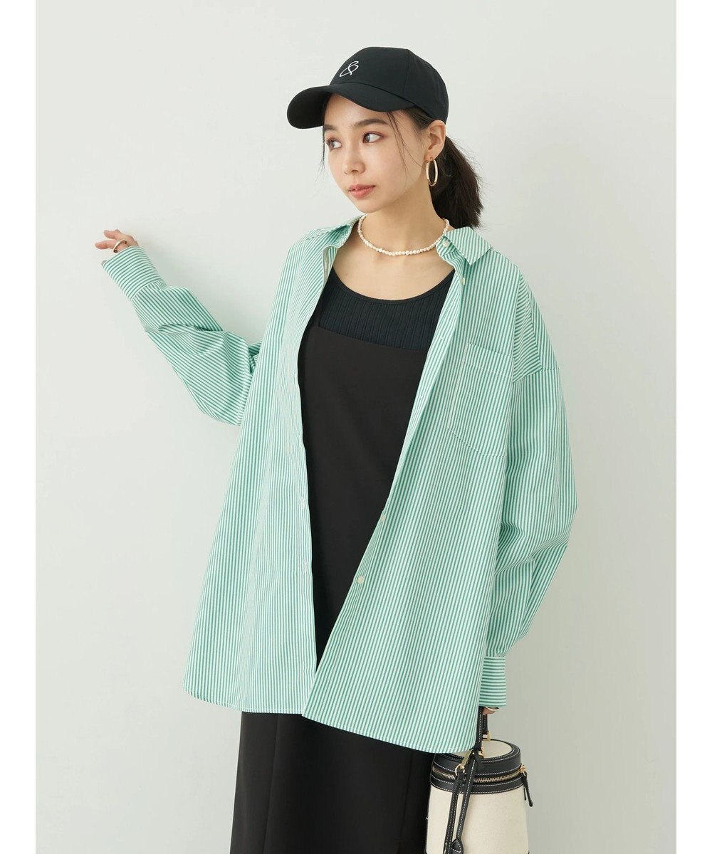 earth music&ecology ボーイズライクシャツ 