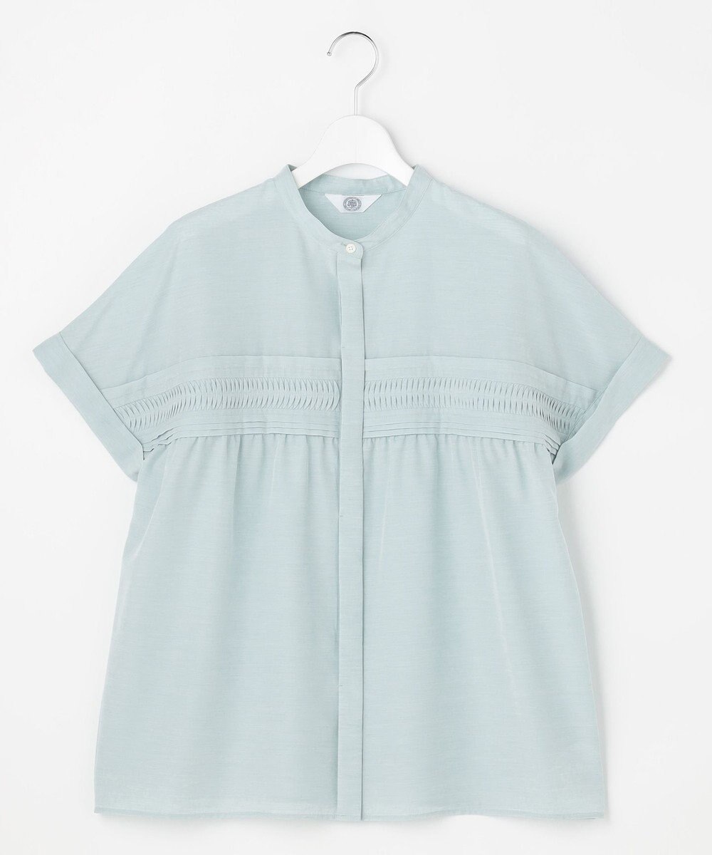 J.PRESS LADIES S ソフトシアークロス フレンチスリーブ ブラウス 