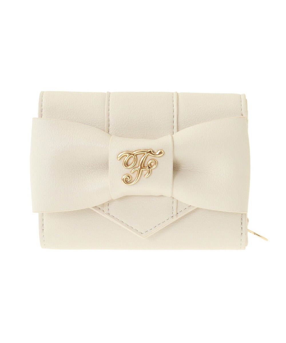 Maison de FLEUR ベルトリボンミニウォレット 