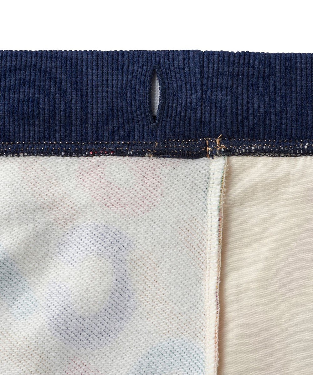 MIKI HOUSE HOT BISCUITS 【80-120cm】 ロゴ総柄 スウェットパンツ 