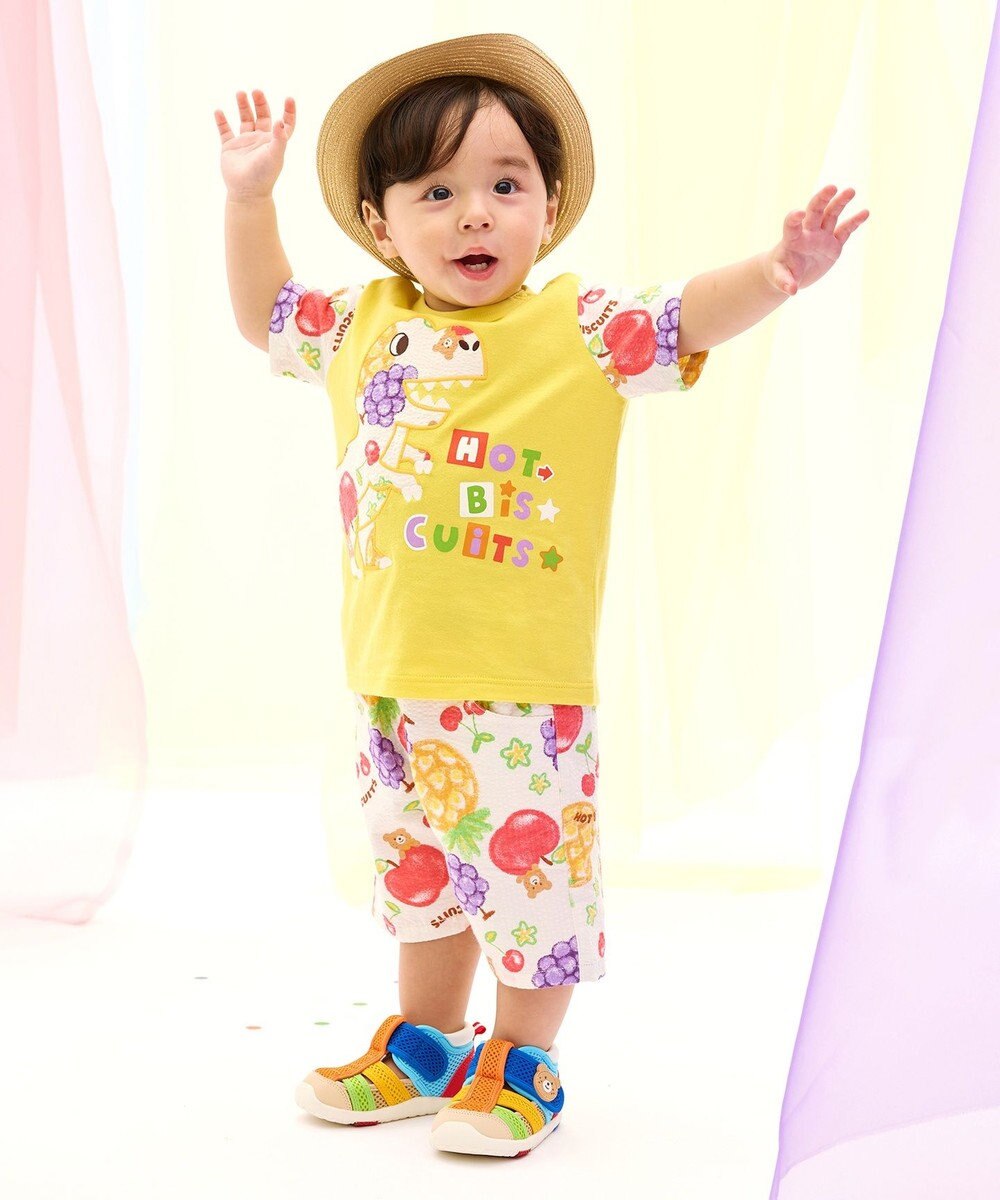 MIKI HOUSE HOT BISCUITS 【ビーンズ×フルーツシリーズ】【80-120cm】6分丈ハーフパンツ 