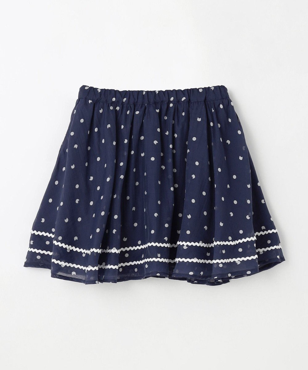 ANY KIDS ネコ×ドット スカート 