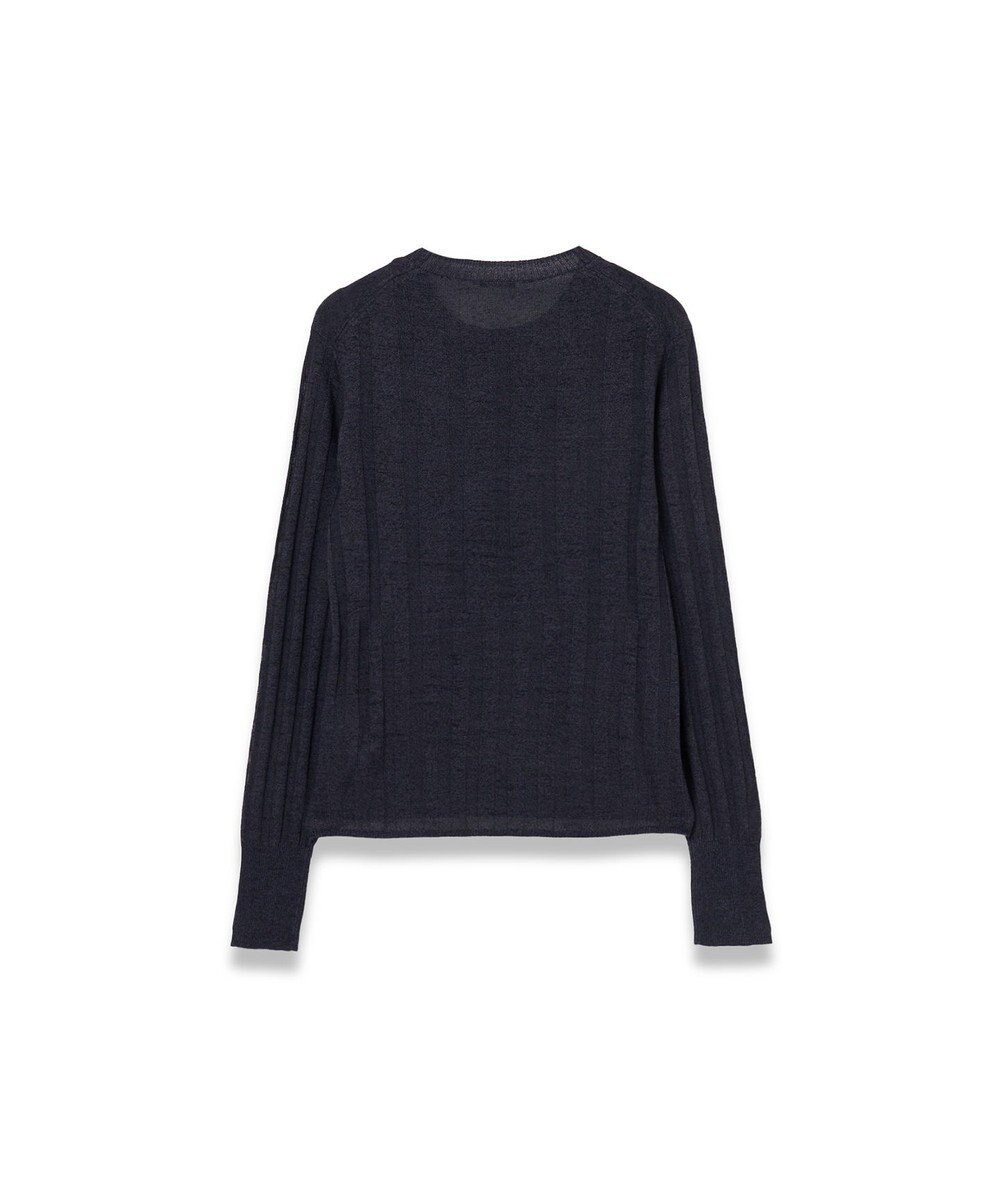 JOSEPH 【WEB&OUTLET限定・洗える】テクスチャードレーヨン　ラウンドネックニット 