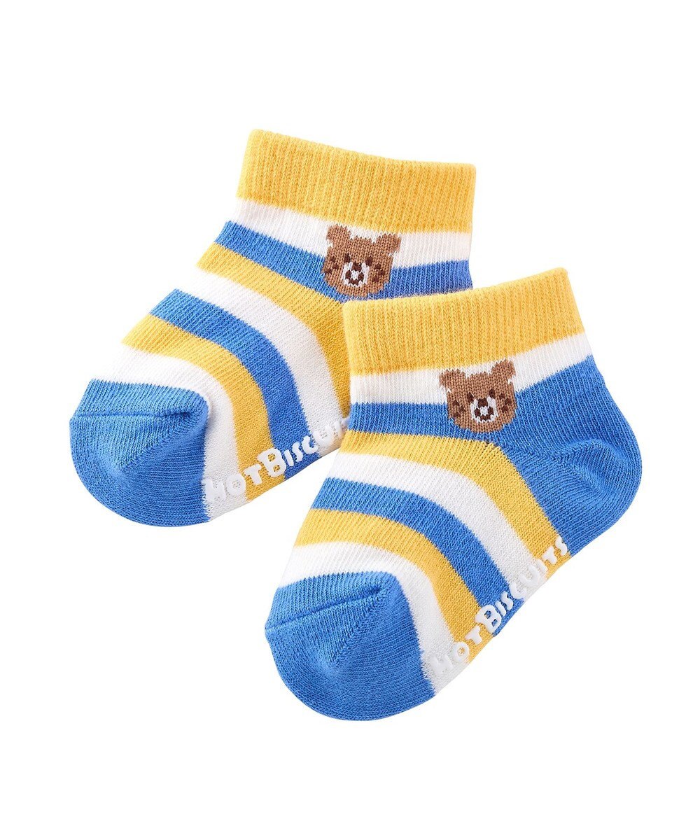 MIKI HOUSE HOT BISCUITS カバーオール＆ローカットソックスギフトセット【BOX付き】 