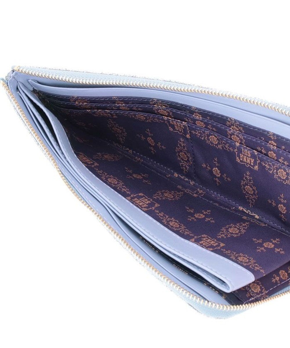 ANNA SUI パピヨン Lファスナー薄マチ長財布 