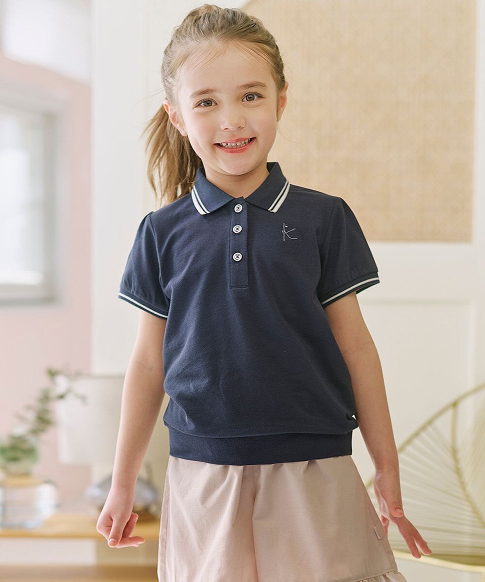 組曲 KIDS 【110-140㎝】 カノコポロシャツ 
