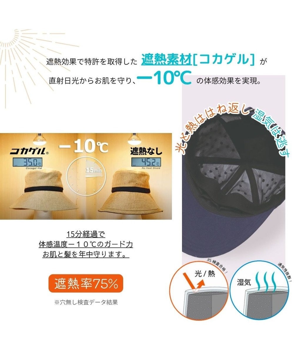 ATRENA 体感-10℃ コカゲル ロングケープキャップ 