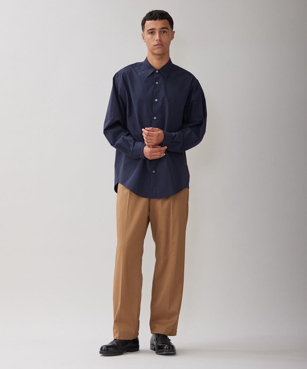 UNFILO MENS ウールライク ワイドパンツ 