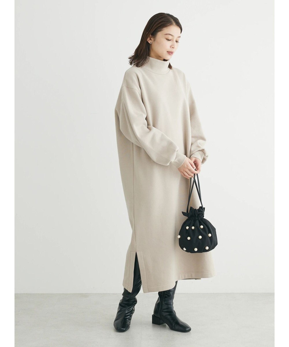 Green Parks Ｂｒｕｓｈｅｄ　裏起毛ワンピース 