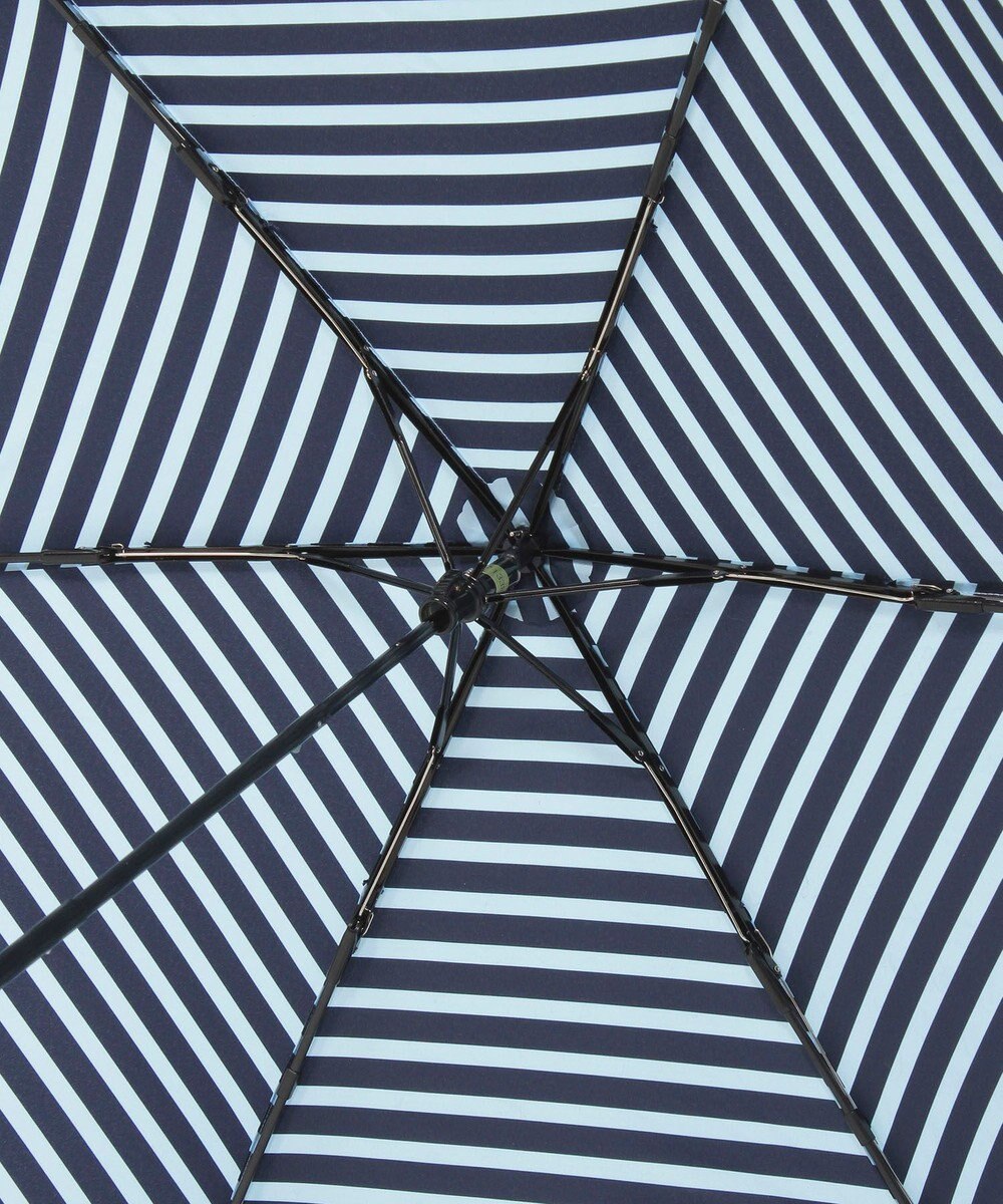 MOONBAT POLO RALPH LAUREN(ポロ ラルフローレン)ポロポニー ボーダー 折りたたみ傘 簡単開閉 