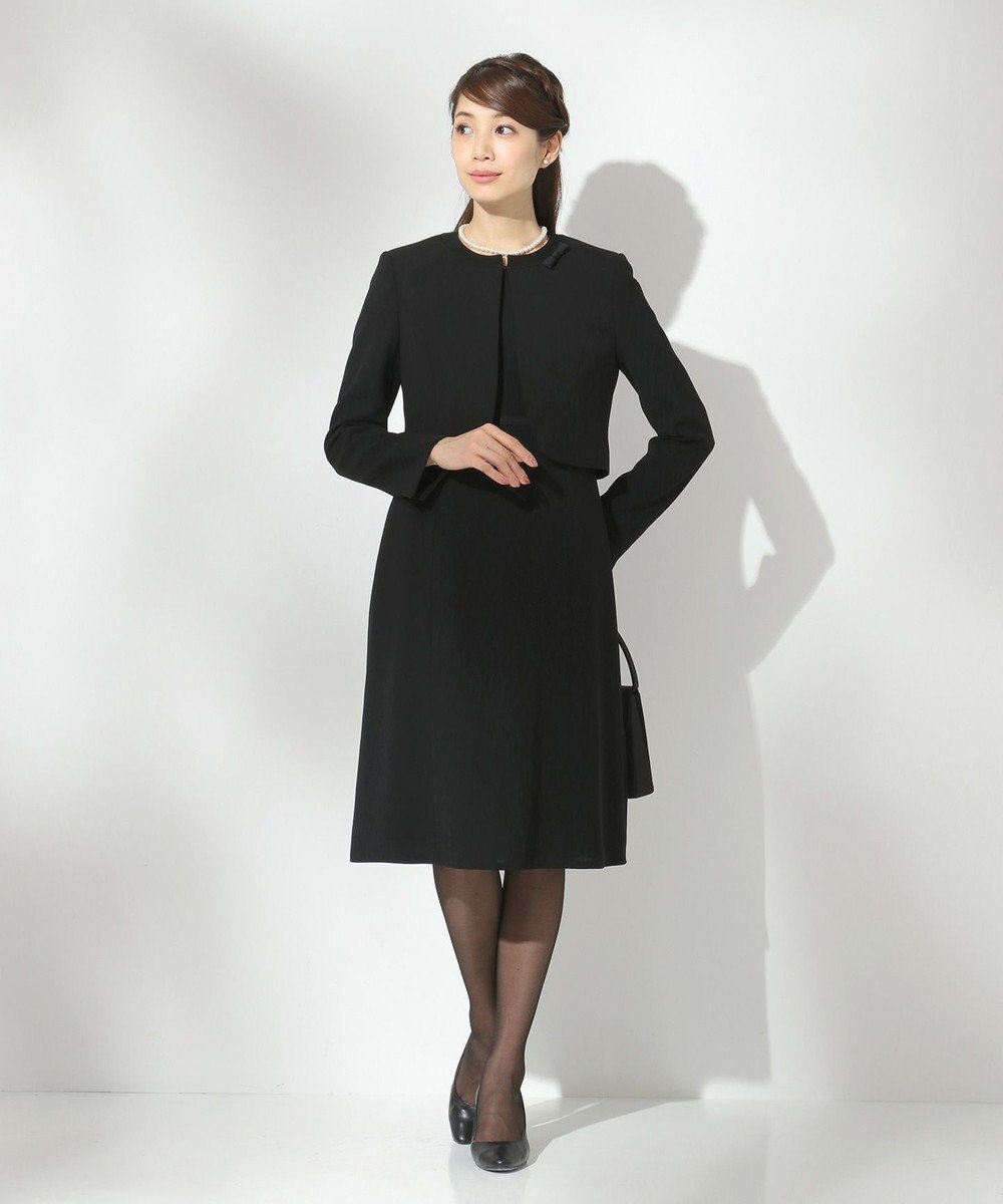 組曲 NOIR モランナ経二重 ジャケット+ワンピース 