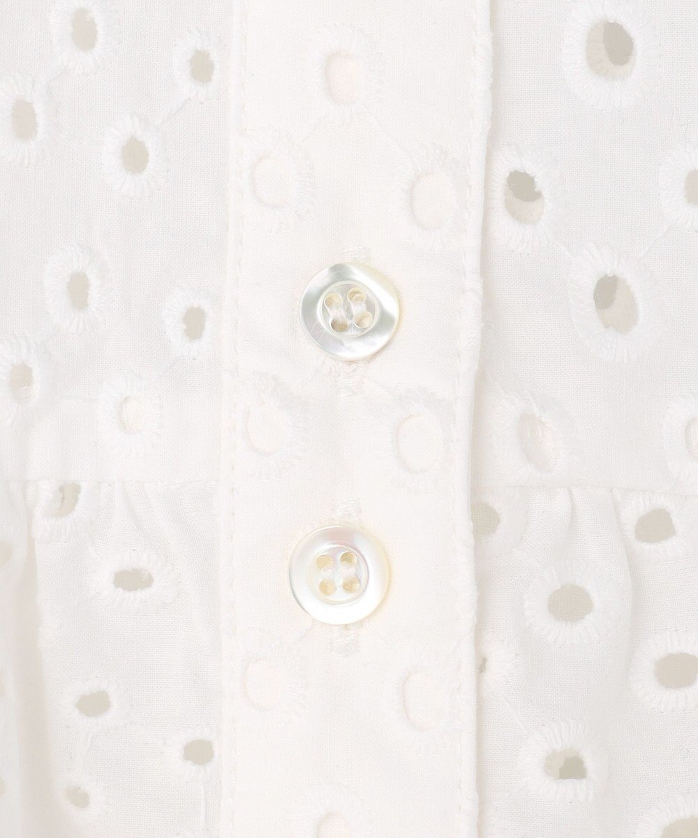 組曲 【先行予約】エンブロイダリーレーススタンドネック ブラウス 