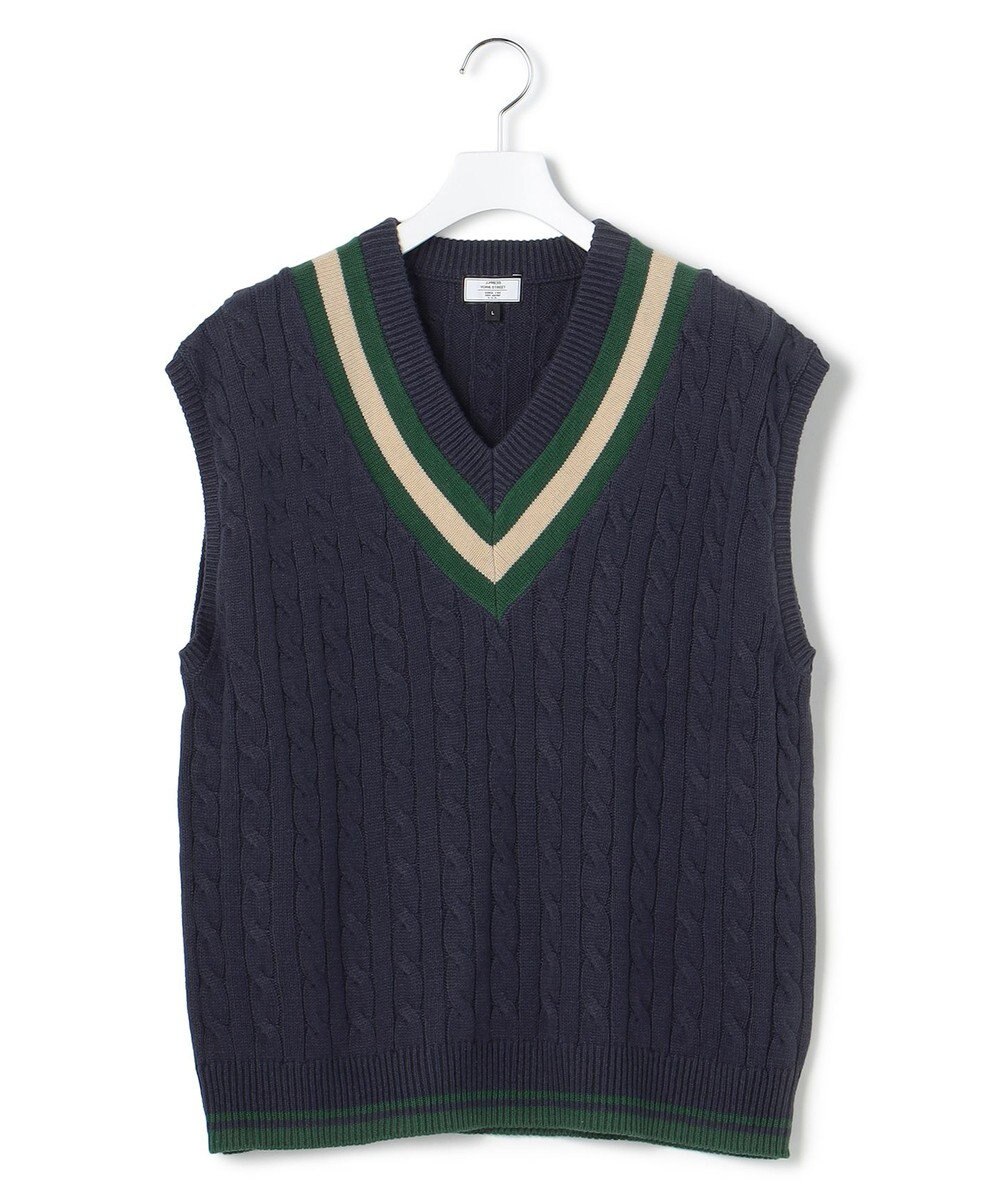 J.PRESS YORK STREET 【UNISEX】チルデン ニットベスト 