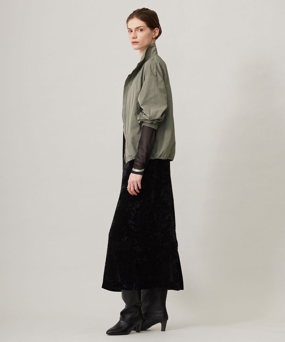 ICB 【洗える】 エステルメモリータフタ ブルゾン 