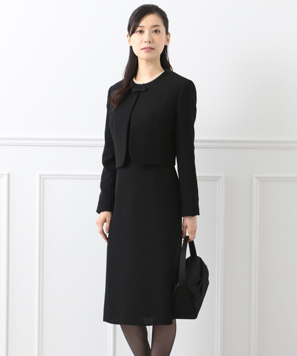 組曲 NOIR モランナ経二重 ジャケット+ワンピース 