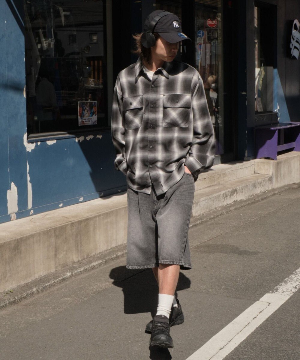 WEGO イージーバギーデニムショーツ 