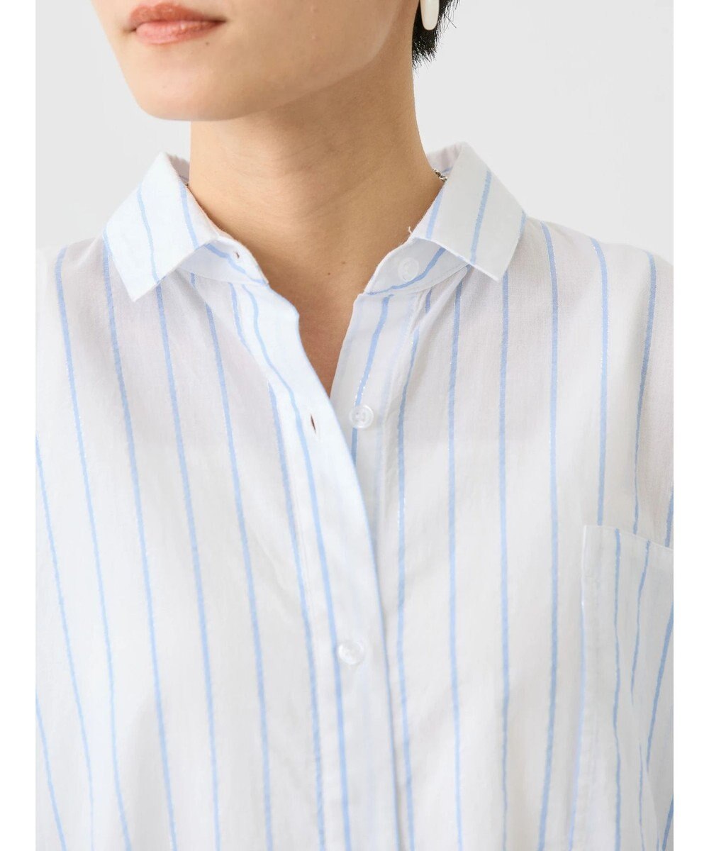 AMERICAN HOLIC 丈違いラメストライプワンピース 