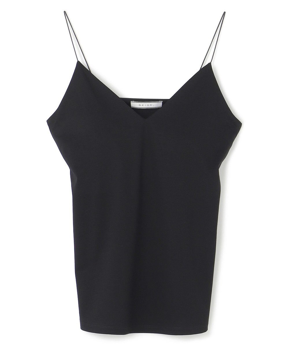 BEIGE， 【洗える・Precious 7月号掲載】ABELIA / コットンVラインカップ付きキャミソール 