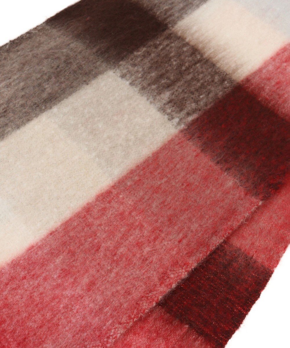 Green Parks ・ｆｕｒｒｙ　ｒａｔｅ　グラデーションチェックマフラー 