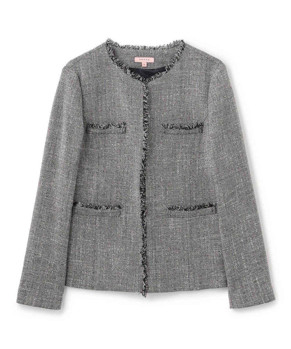 TOCCA 【消臭・洗える】SPARKLY THINGS ツイードジャケット 