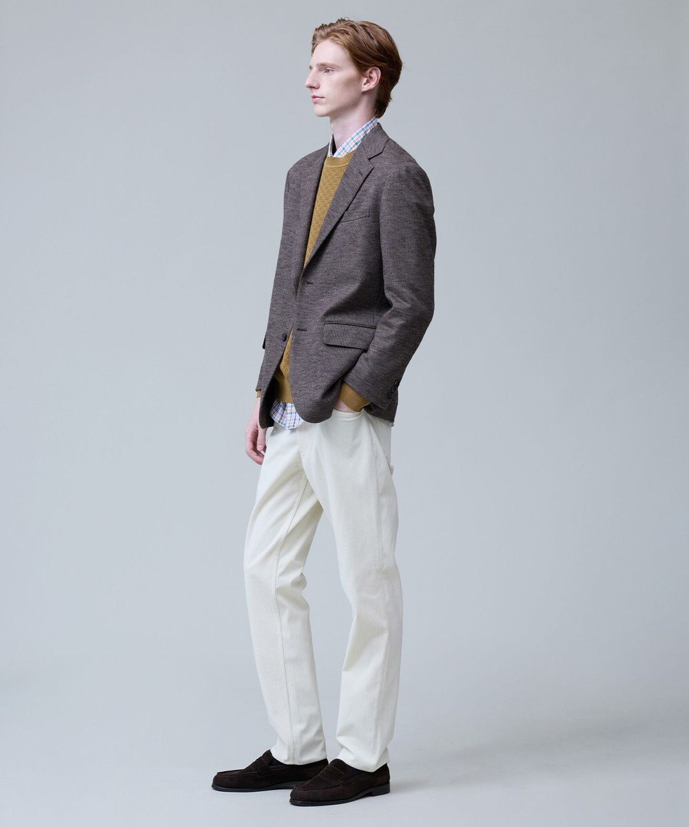 J.PRESS MEN 快適さとエレガンスを纏う【セットアップ対応 / ストレッチ】SOFAニット ハイグレードジャージー ジャケット 