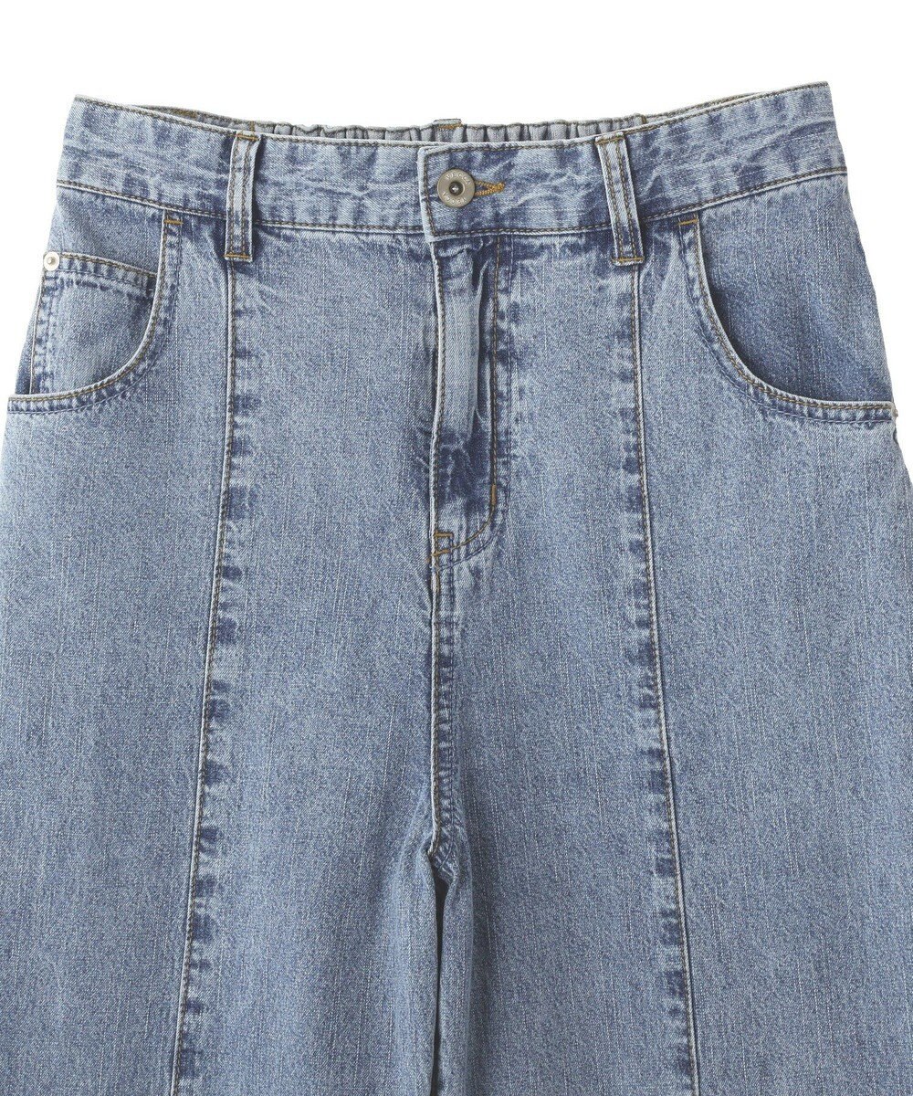 YECCA VECCA 綿麻バギーデニムパンツ 