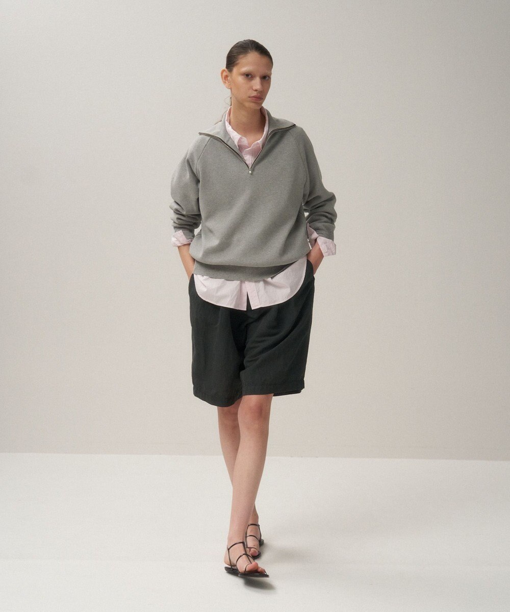 ATON 50/3 ORGANIC SMOOTH | ハーフジップセーター 