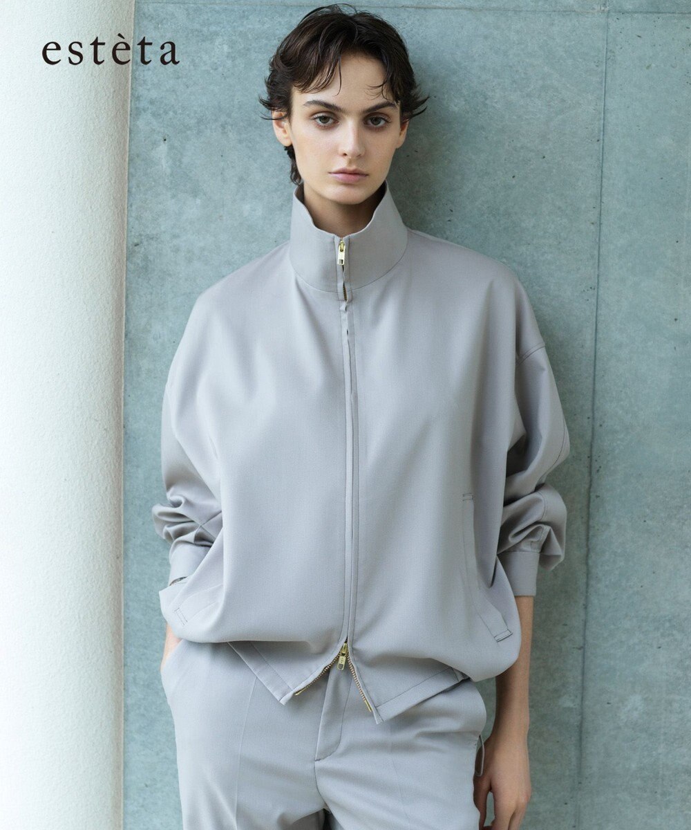 23区 【エステータ】ライトダブルクロス ブルゾン 