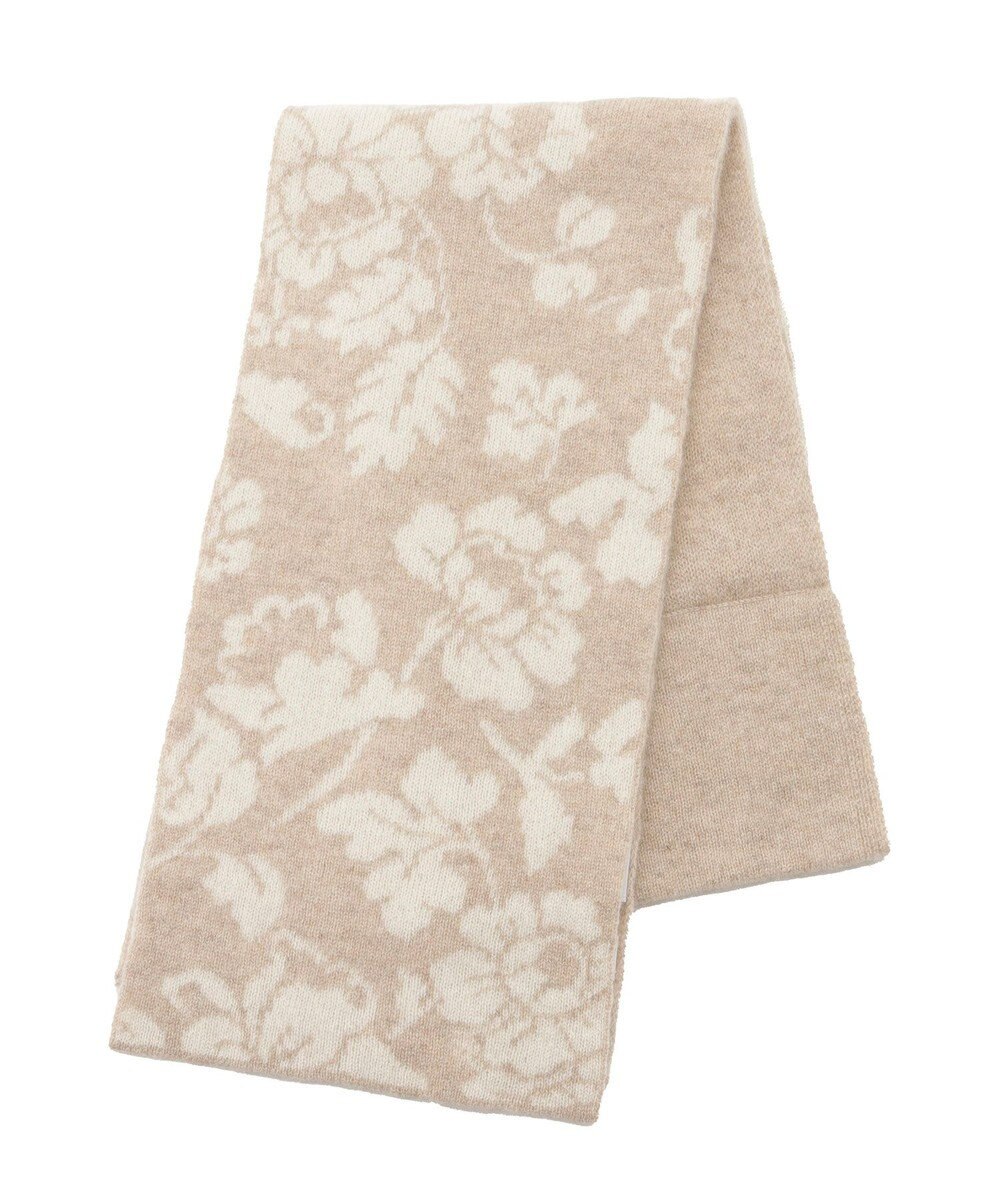 MOONBAT mila schon カシミヤ100%ジャカードプチマフラー 