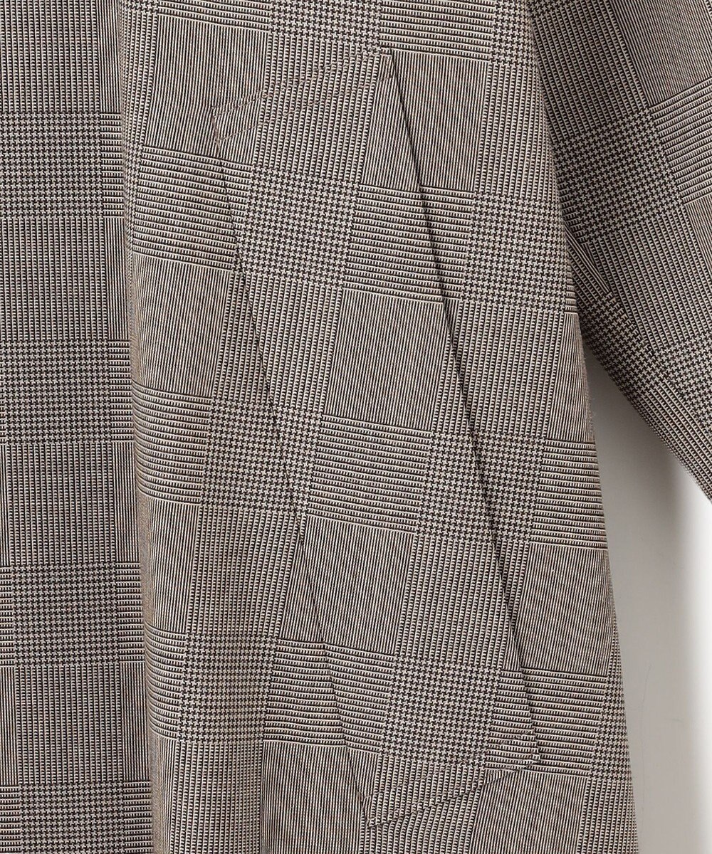 BEIGE， MER / グレンチェックコート 