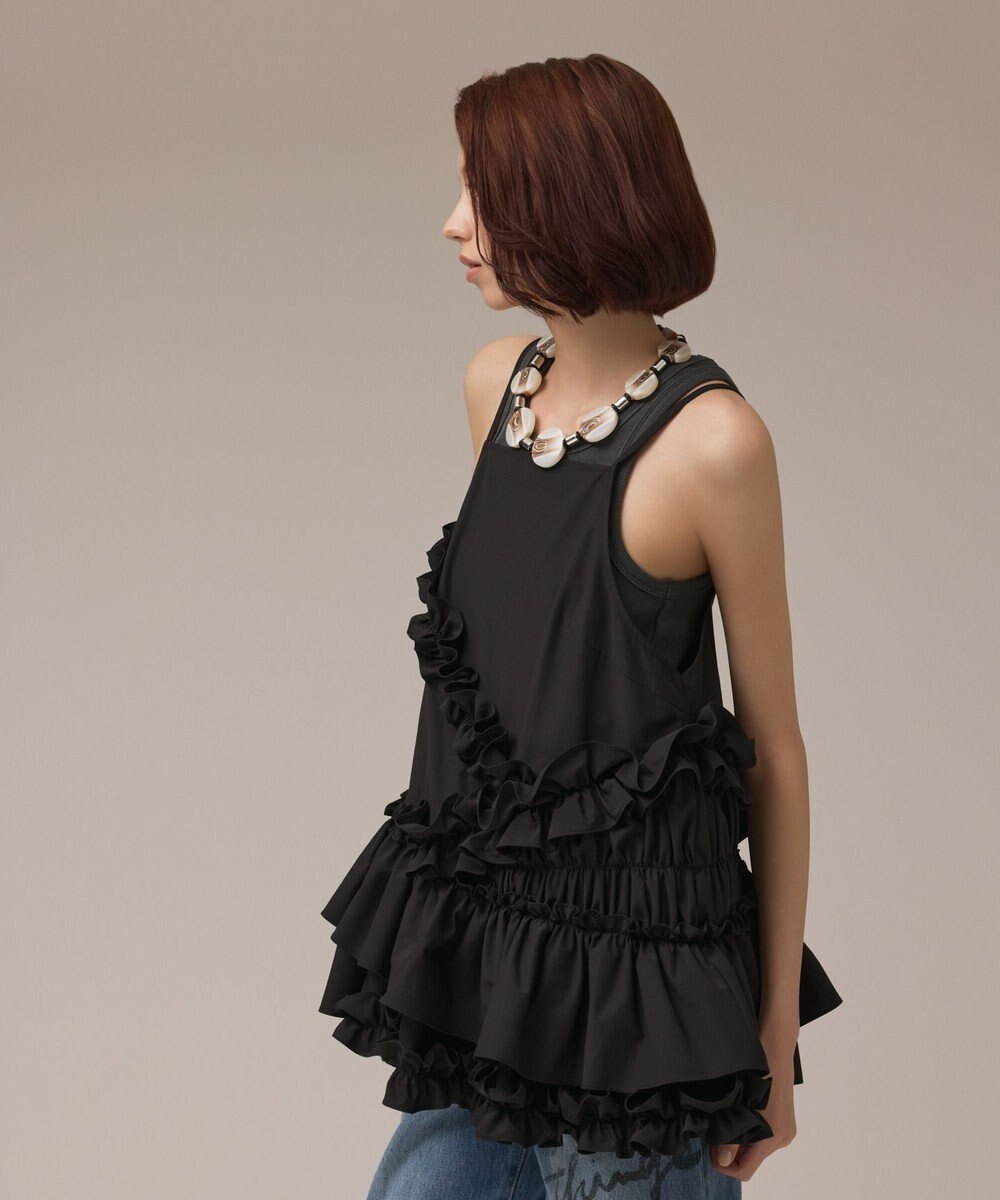 GRACE CONTINENTAL フリルキャミソール 