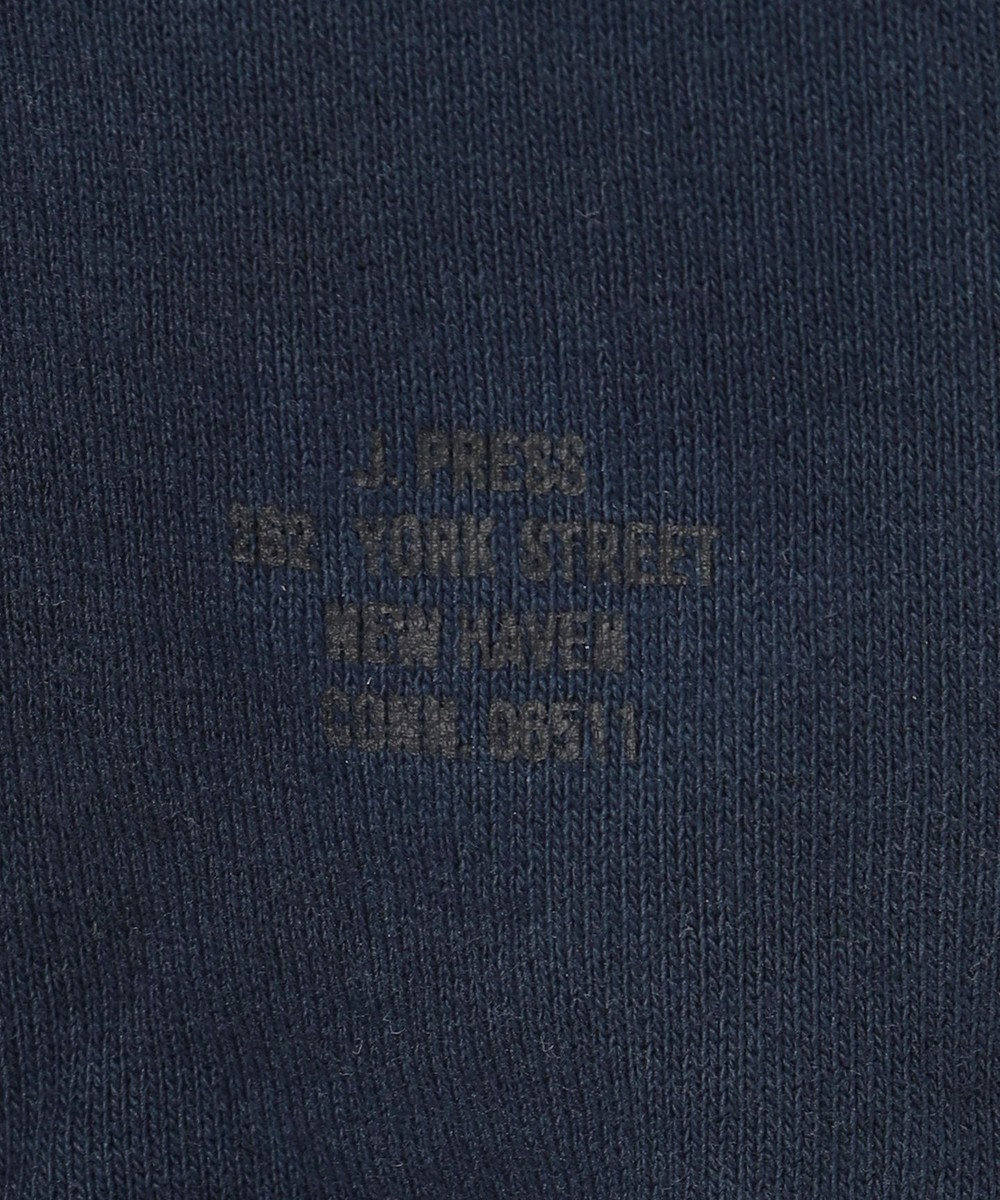 J.PRESS MEN 【J.PRESS ORIGINALS】Supima Recycle French Terry Logo Sweat Zip-Shirts 