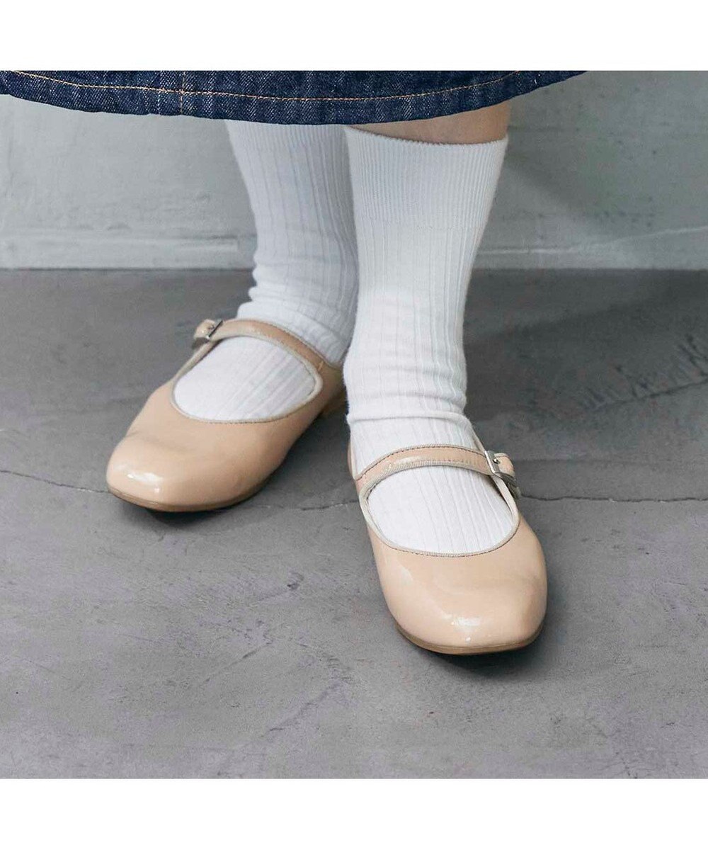 ing <ing>【WEB限定】ストラップフラットシューズ 