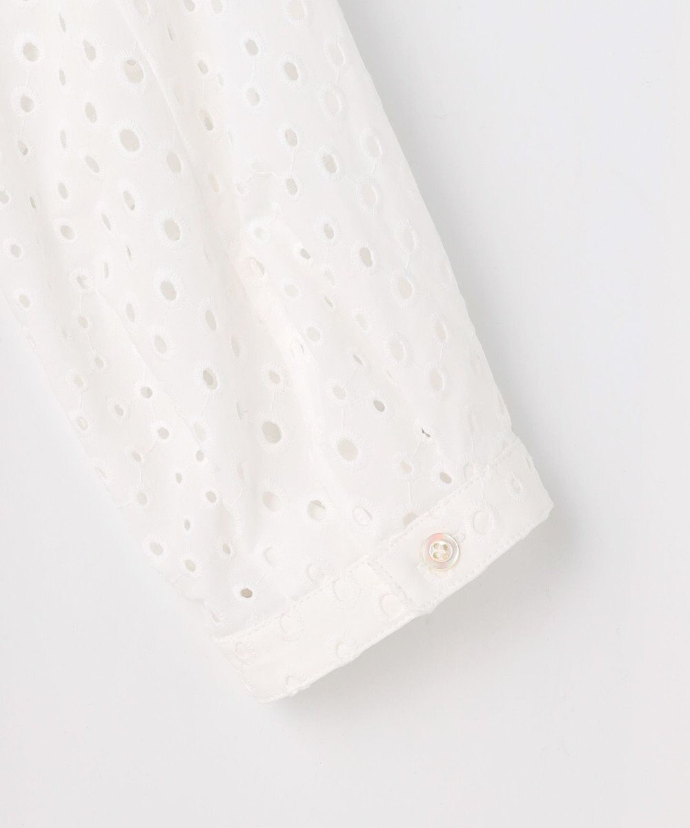 組曲 【先行予約】エンブロイダリーレーススタンドネック ブラウス 