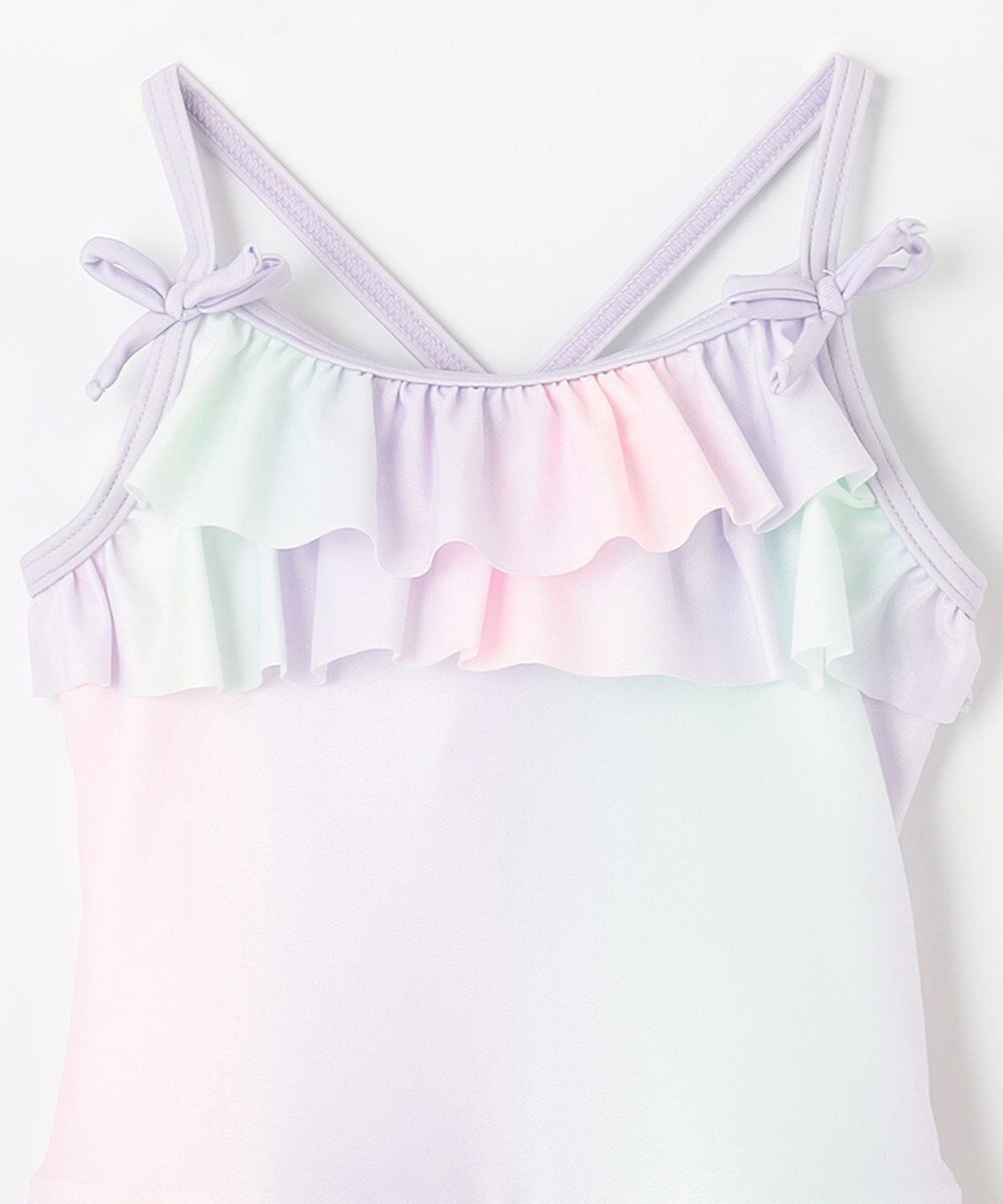 ANY KIDS 総柄フリルワンピース水着 